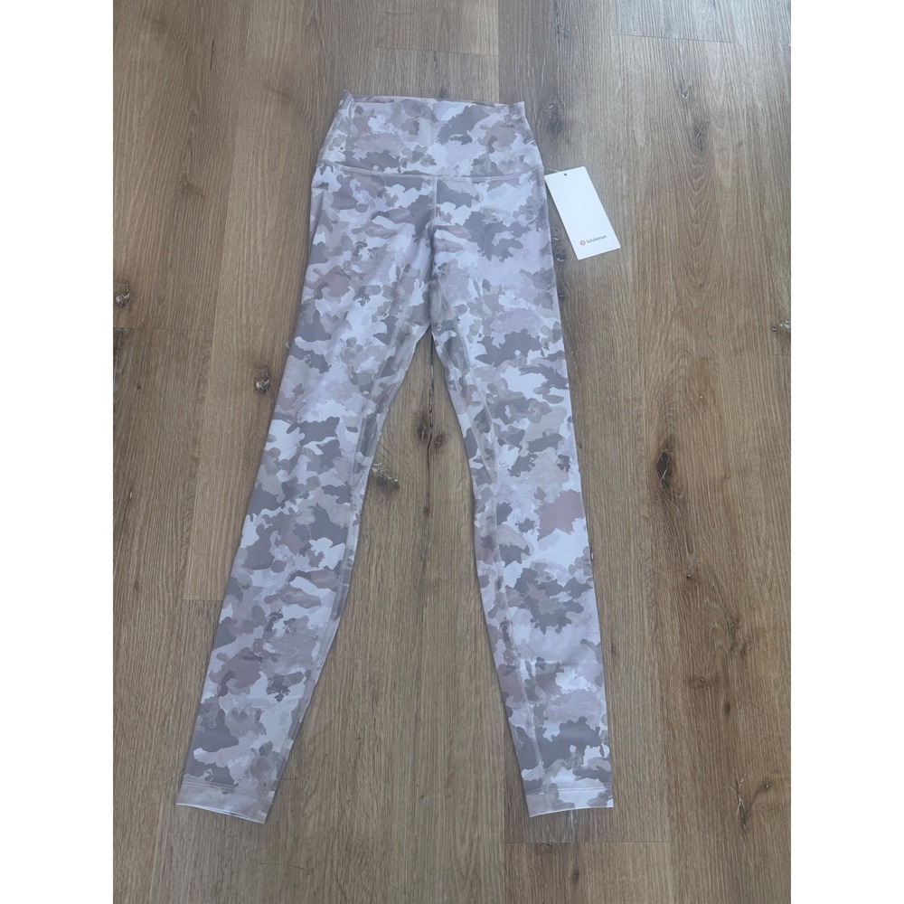Lululemon Align HR Pant 28 Women 4 Camo New Nulu High Rise Legging Warm Ash Grey